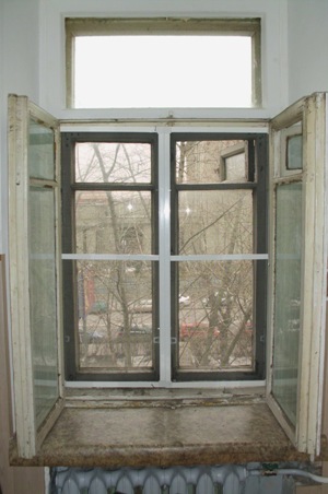Замер деревянных окон сталинского типа для москитных сеток